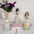 thumbnail image 3 of Pavilion - You are an Angel - 5" Ebony African American Angel Figurine Floral Spring Home Decor Religious Survivor Hospital Stay Present, 3 of 8