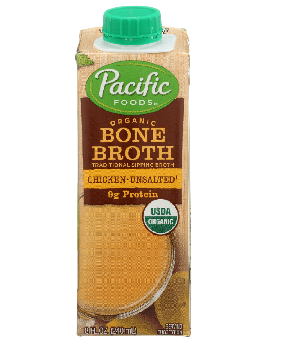 Pacific Foods Organic Chicken Bone Broth, 8 oz [Pack of 12]