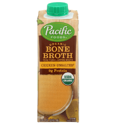 Pacific Foods Organic Chicken Bone Broth  8 oz [Pack of 12]