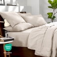 thumbnail image 6 of Bare Home 7-Piece Heathered Bed in a Bag, King, Heather Pebble, 6 of 10