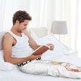 thumbnail image 5 of Naloa Summer Gnome Pajama Pants Men, PJ Bottoms, Sleep & Lounge Pants-Medium, 5 of 6