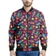 thumbnail image 4 of Chaquetas estilo bombardero con estampado 3D de dibujos animados de estilo hip hop de la calle Harajuku, abrigo de manga larga para hombres, mujeres y niños, chaqueta de vuelo de gran tamaño, 4 of 5