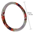 thumbnail image 4 of Floral Animal 14.5 Inch Printing PVC Leather Car Wheel Cover, Steering Wheel Covers, Auto Accessories, 4 of 6