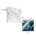 thumbnail image 4 of "Sapphire Sea" Oversized 72"x 36" Frameless Free-Floating Reverse Printed Tempered Art Glass Set, 4 of 4