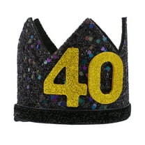 Birthday Party Hat 40Th Happy Women Glitter Tiara Hats Men Gifts Decor Supplies Headbands Decorations 30Th Photography