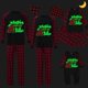 thumbnail image 4 of Pijama familiar a juego de Navidad, luminoso, brillante, con My Tube Red Plaids, conjunto de pijamas, 4 of 4