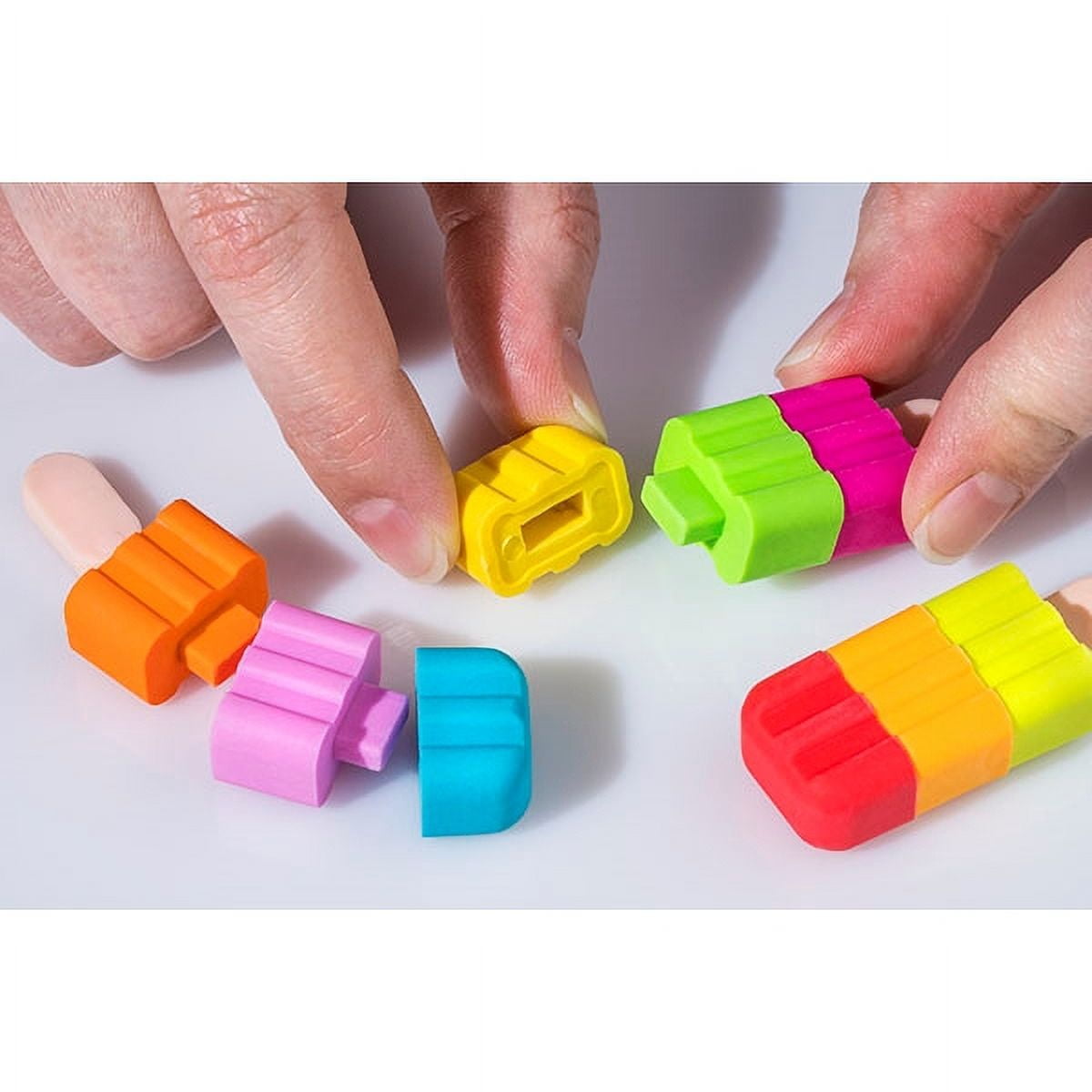 Icy Pops Scented Erasers - Set of 4