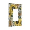 thumbnail image 2 of ZICANCN Outlet Covers Wall Plate, Boho Floral Ethnic Sunflower Light Switch Cover Decorative, Duplex Toggle Combo 1-Gang, 2 of 9