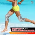 thumbnail image 4 of Paxba 2Pcs Knee Braces and Supports, Compression Knee Sleeves for Women & Men, Medical Grade Sport Knee Pads for Running, Basketball, Weightlifting, Gym, Workout, Pressure, Sports (Small), 4 of 7