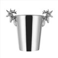 thumbnail image 2 of 2X Stainless Steel Ice Buckets,Deer Head Handle,Insulated Bucket,Wine Buckets Champagne Bucket for Paties And Bar(S), 2 of 6