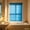 Blue, variant on Self-Adhesive Pleated Shades, No Drill Semi-Blackout Privacy Curtains, 35.4" x 59" for Bedroom & Bathroom