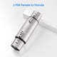 thumbnail image 4 of Adaptador XLR Heams Professional XLR de 3 pines hembra a hembra y macho a macho, 4 of 7