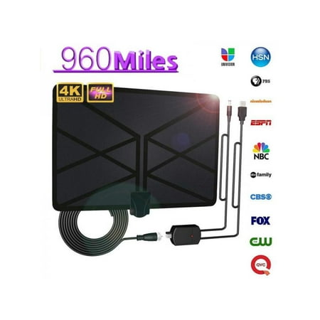 960 Mile Range Antenna with amplifier TV Digital HD Skywire 4K Antena Digital HDTV 1080p (The Best Tv Antenna Amplifier)