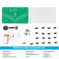 thumbnail image 3 of Electronic Kalimba Thumb Piano 17 Key Heptatonic Scale Instruments Electronic DIY Soldering Kit 17 Key Heptatonic Scale,1 * Electronic Kalimba Thumb Piano Kit,Green, 3 of 8