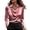 Pink, variant on Womens Tops Shirts Elegant Draped Neck Casual Ladies Flowy Tees Blouses