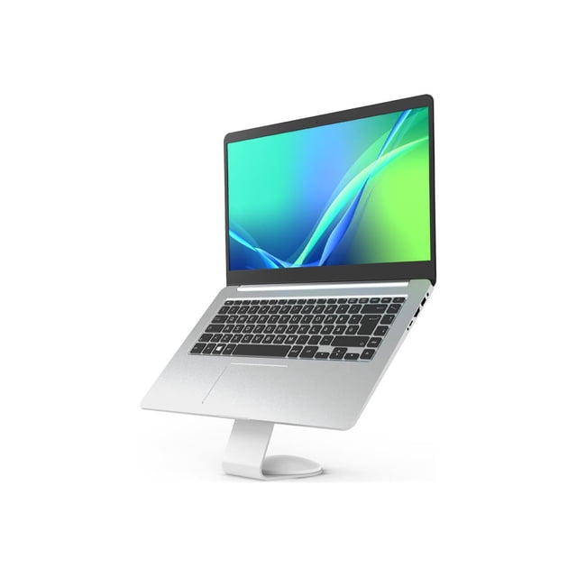 Compulocks Universal Invisible Core Counter Stand or Wall Mount - kit de Montage (Support) - angle de Vision 45 - pour notebook / Tablette - Universel - Verrouillable - Métal - Blanc - Taille d'Écran: jusqu'à 40 Pouces - interface de Montage: 100 x 100 mm - Montable au Mur, Comptoir