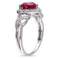 thumbnail image 3 of Everly Women's Created Ruby Sterling Silver Ring, 3 of 6