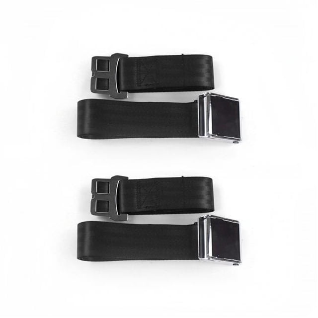 Kit de Ceinture de Sécurité à 2 Points Noir pour Jeep Commando 1966-1973 - 2 Ceintures
