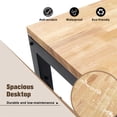 thumbnail image 4 of 60'' Heavy Duty Workbench, Wood Worktable with Adjustable Height, Power Outlets and 2000 LBS Capacity for Gardge, Workshop, 4 of 7