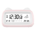 thumbnail image 1 of Billuyoard Despertador específico para estudiantes con temperatura, humedad e iconos meteorológicos, consultar calendario Electrodomésticos rosa, 1 of 3