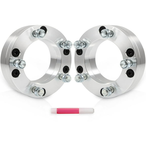 ECCPP 2PCS 2" Wheel Adapters 6x5.5 to 5x5.5 108mm CB 14x1.5 Studs Compatible With 2015-2021 for Chevrolet Suburban 2000-2014 for Chevrolet Suburban 1500 1995-2023 for Chevrolet Tahoe