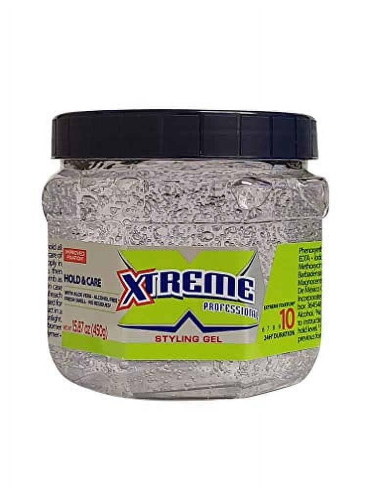 Xtreme Clear Styling Gel 450g - Transparente Gel de Peinado (Pack