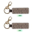 thumbnail image 4 of Keychain 6×3.1×1inpu Leather With Delicate Touch And Strong Recognition Is Used For Daily Travel, Work And Picnic Leopard-5, 4 of 8