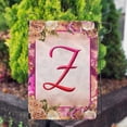 thumbnail image 3 of America Forever Spring Monogram Garden Flag Letter Z 12.5 x 18 inches Double Sided Vertical Outdoor, Yard, Lawn, Beautiful Floral Design, Garland, Roses and Summer Flowers Garden Flag, 3 of 5