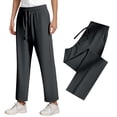thumbnail image 5 of Women's Stretch Pants Lightweight Quick Drying Straight Leg Hiking Pants Women Women's Travel Pants with Pockets, 5 of 6