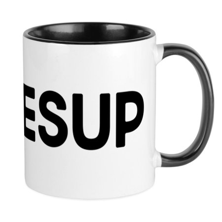 

CafePress - Times Up - Ceramic Coffee Tea Novelty Mug Cup 11 oz