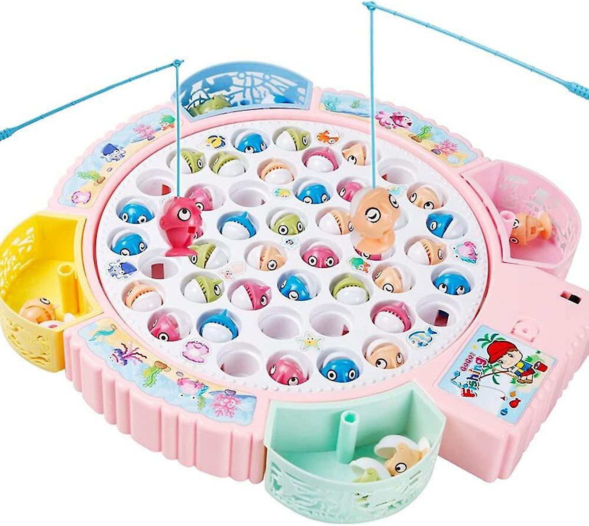 Catalogo de Juguetes: Juego de Pesca de Mesa Juguete Musical Educativo Magnetic Peces Rotativos