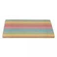 Custom Rectangular Zigzag Pattern Art Multicolore Table Cloth