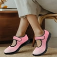 thumbnail image 5 of FUIALDOLG Women's Wide Toe Box Flats Shoes Knit Ballet Flat Slip-on Dress Walking Comfort Shoes, 5 of 8