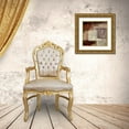 thumbnail image 3 of Goldberger, Jennifer 26x26 Gold Ornate Wood Framed with Double Matting Museum Art Print Titled - Plum Earth I, 3 of 4