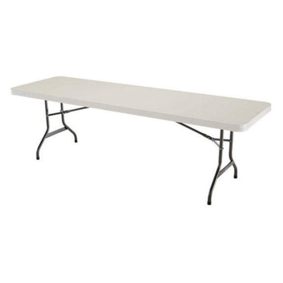 Lifetime 8 ft. Commercial Folding Table - Almond - 4 Pack