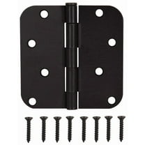 ProSource 20348ORX Door Hinge, Steel, Oil-Rubbed Bronze, Loose Pin, 180 deg Range of Motion, Screw Mounting