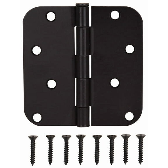 ProSource 20348ORX Door Hinge, Steel, Oil-Rubbed Bronze, Loose Pin, 180 deg Range of Motion, Screw Mounting