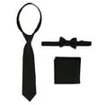 thumbnail image 4 of Gioberti Boy's Long Sleeve Dress Shirt + Solid Tie, Bow Tie, and Hanky, 4 of 4