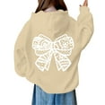 thumbnail image 5 of Ruyang Girls Cute Bowknot Graphic Pullover Hoodies Trendy Preppy Hooded Sweatshirt Oversized Soft Athletic Sweatshirts, 5 of 8