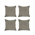 thumbnail image 2 of Set of 4 Tan Houndstooth Pillow Covers, 2 of 4
