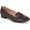Dark Chocolate, variant on LifeStride Womens Catalina Faux Leather Buckle Loafer Heels