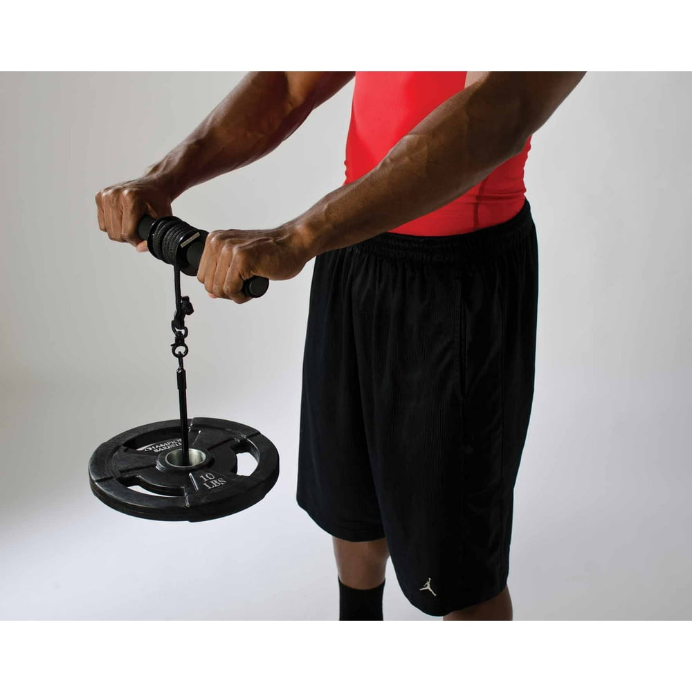 Champion Barbell Wrist Roller and Forearm Developer