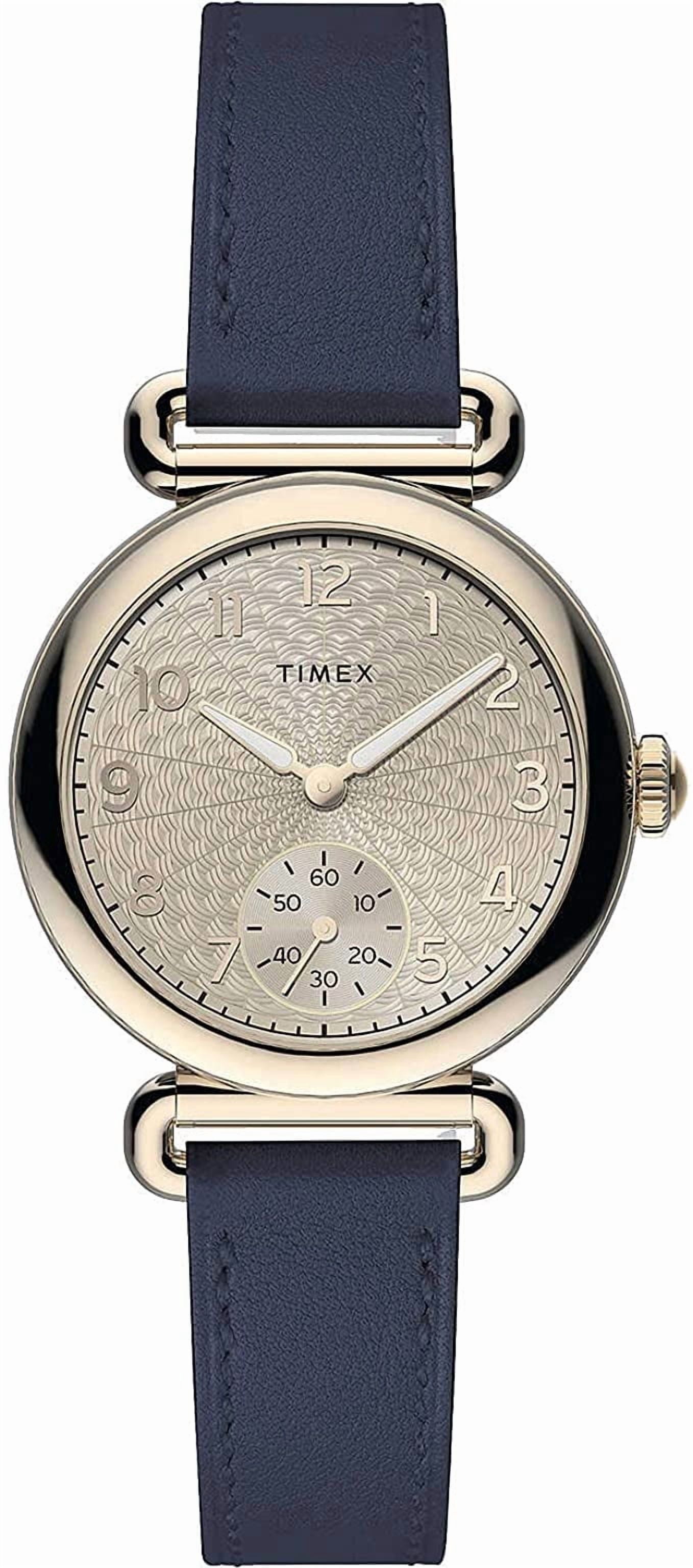 Timex Model 23 Rose Gold-Tone Leather Ladies Watch TW2T88200