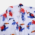 thumbnail image 4 of Alkepwun Hawaiian Shirt for Men Button Down Shirts Casual Short Sleeve Floral Tropical Regular-fit Summer Vacation Beach Shirts on Clearance, 4 of 7