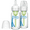 Clear, variant on Dr. Brown's Anti-Colic Options+ Narrow Glass Baby Bottle, 8 oz/250 mL, with Level 1 Slow Flow Nipple, BPA Free, 0m+, 2 Pack