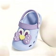 thumbnail image 7 of oqasdz Girls Sandals Cute Cartoon Bowknot Pattern Indoor Beach Slides Clogs for Toddlers and Kids Soft Sole Footwear Outdoor Casual Summer, 7 of 7