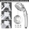 thumbnail image 3 of FZCHUN-Handheld Shower Head with Hose (Without Bracket) - High Pressure Water Saving Adjustable Showerhead with Switch 3 Spray Modes and Temperature Resistant 59 Inch Shower Hose RV Bathroom Shower S, 3 of 4