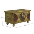 thumbnail image 2 of Mesa Carved Wood Trunk Coffee Table, 2 of 7