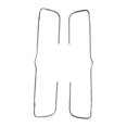 thumbnail image 1 of DimyFew 2 Pcs Poignée Courbée Poignée de Contenant de Légumes en Acier Inoxydable Pliable Réversible Poignée de Caisse de Transport de Rangement Poignée de Panier Réutilisable Convient pour Offrir Décoration de Maison B, 1 of 8