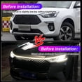 thumbnail image 3 of Car Hood LED Strip Light 71inch IP68 Waterproof Engine Hood Guide Light Flexible Hood RGB Decorative Running Light Exterior Auto Daytime Nighttime Headlight for Car Truck, 3 of 9